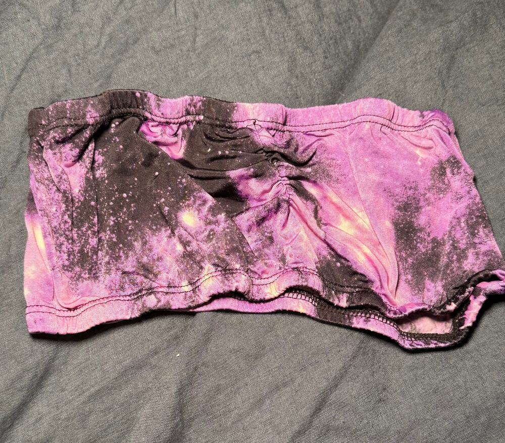 Purple Galaxy Print Bralette Size Small